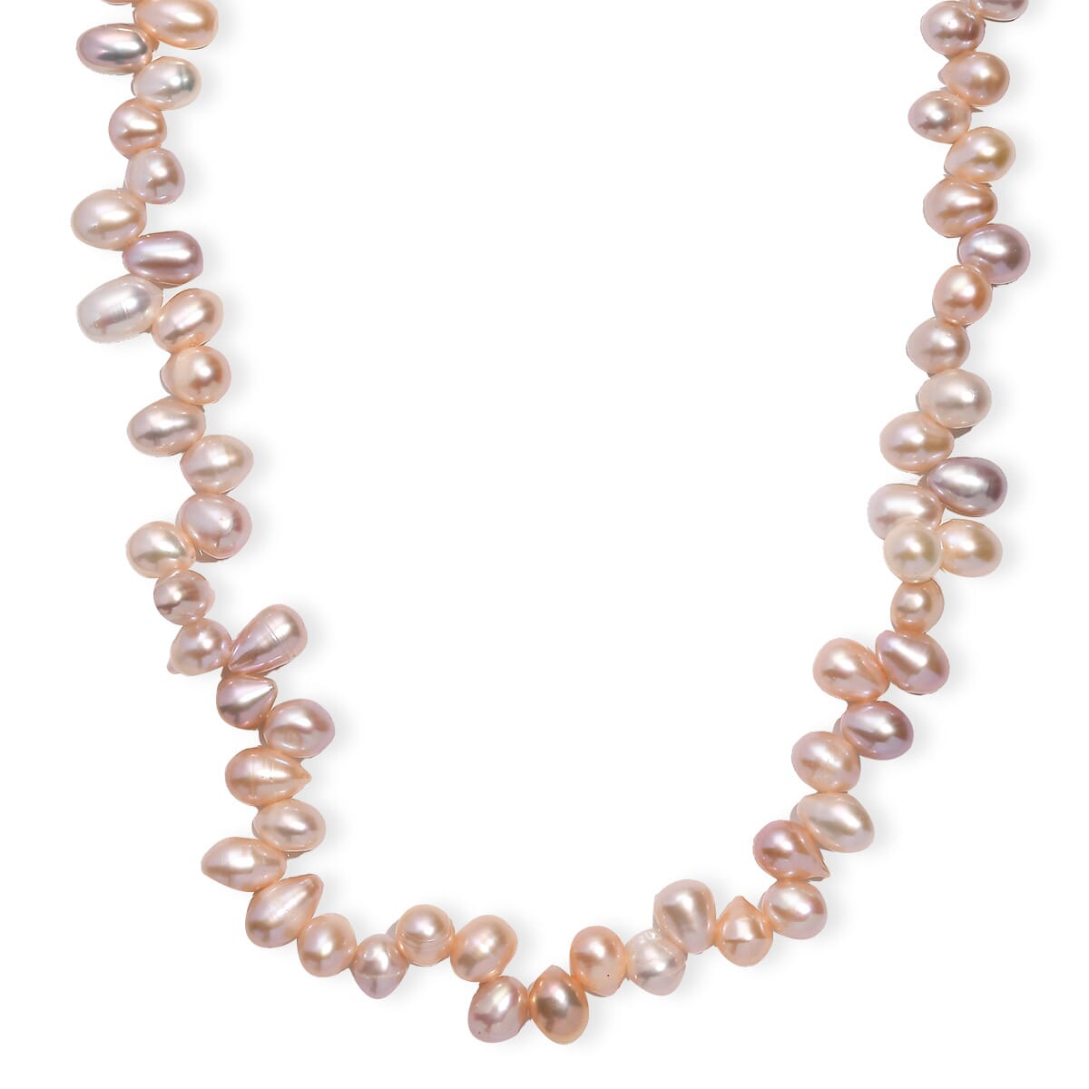 Multi Color Freshwater Pearl Fancy Necklace in 18K Vermeil Yellow Gold Over Sterling Silver 18 Inches image number 0