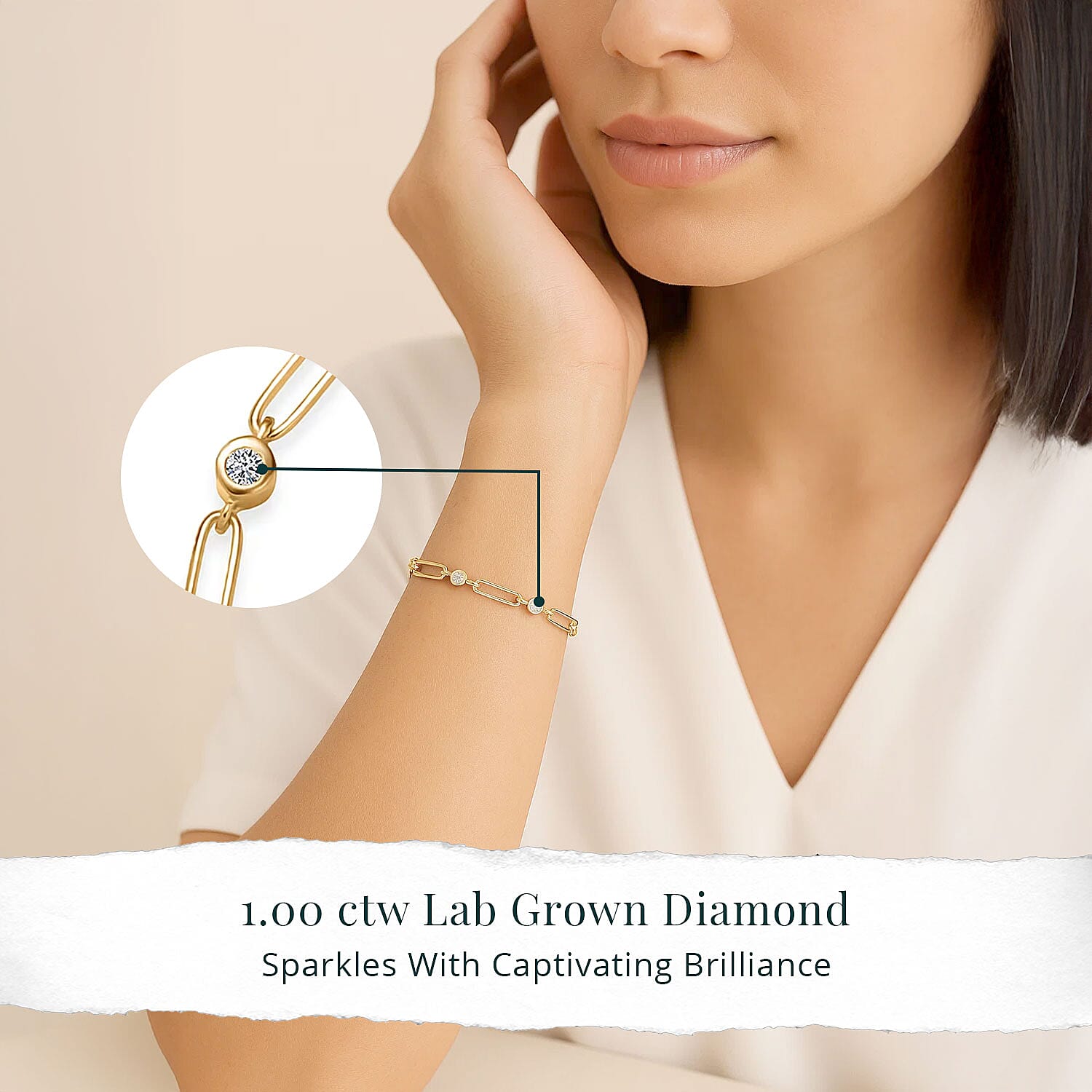 Yellow Gold Over Sterling Silver