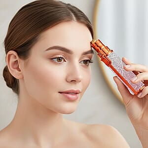 Livmore Beautech 2-in-1 Rechargeable Waterproof Lady Shaver with 2 Replaceable Heads and LED Light - Pink