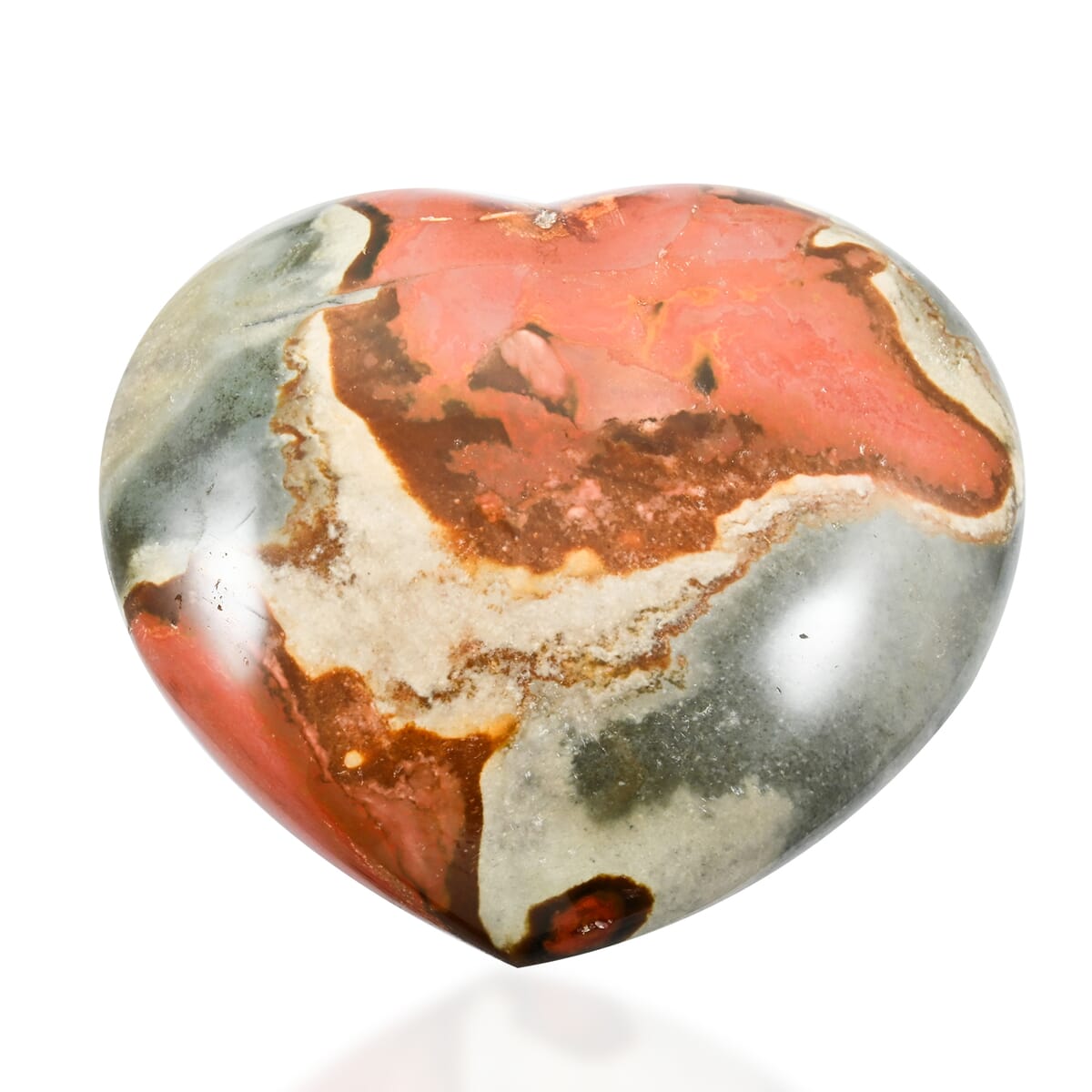 Multi Jasper Heart -XL Approx 3628ctw image number 1