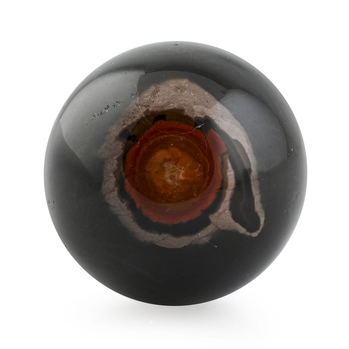 Multi Jasper Sphere -S Approx 1360ctw with Free Wood Stand 10 image number 0