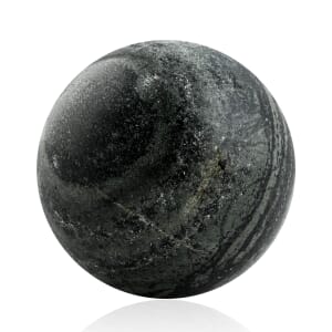 Jasper Green Sphere -M Approx 2267ctw with Free Wood Stand 10