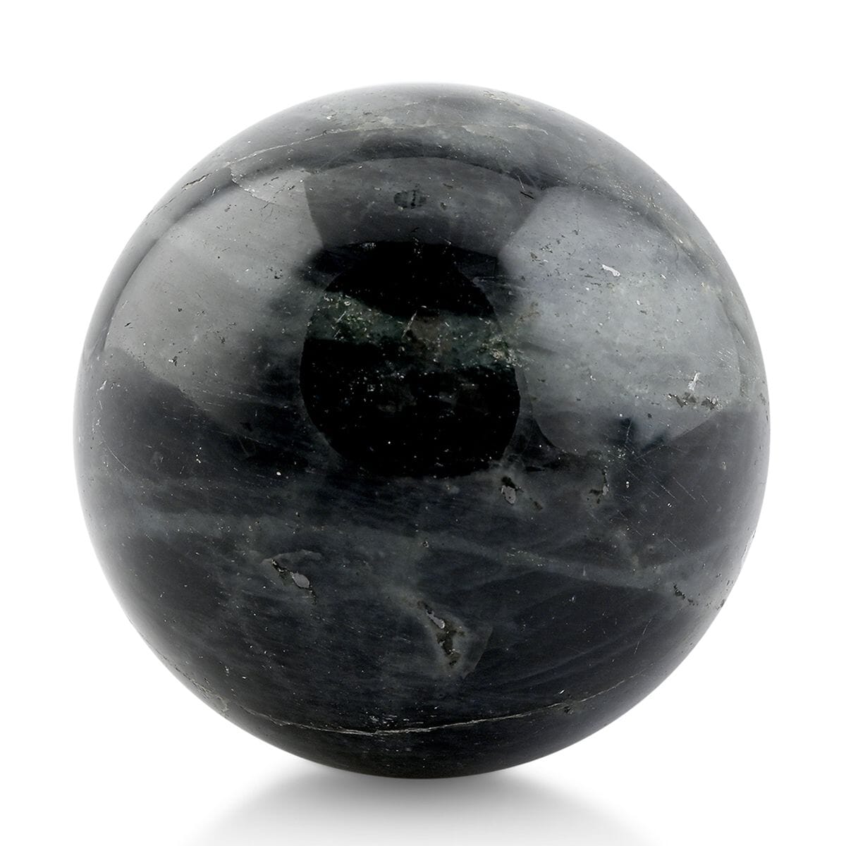 Labradorite Sphere -L Approx 3175ctw with Free Wood Stand 10 image number 1