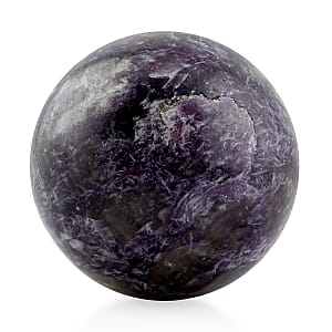 Lepidolite Sphere -L Approx 3175ctw with Free Wood Stand 10