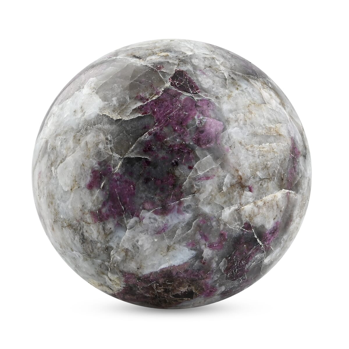 Lepidolite Sphere -S Approx 907ctw with Free Wood Stand 10 image number 0