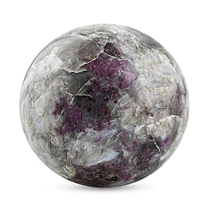 Lepidolite Sphere -S Approx 907ctw with Free Wood Stand 10