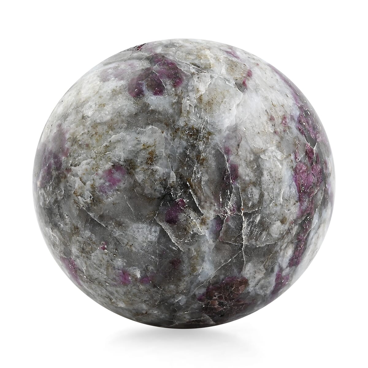 Lepidolite Sphere -S Approx 907ctw with Free Wood Stand 10 image number 1