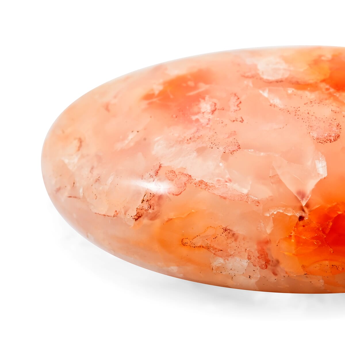 Orange Moonstone Palm Stone -XS Approx 223.5ctw image number 3