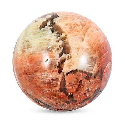 Microcline Yellow Sphere -L Approx 907.184ctw