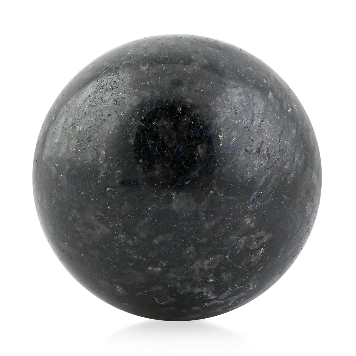 Nuummite Sphere -L Approx 2948ctw with Free Wood Stand 4 image number 0