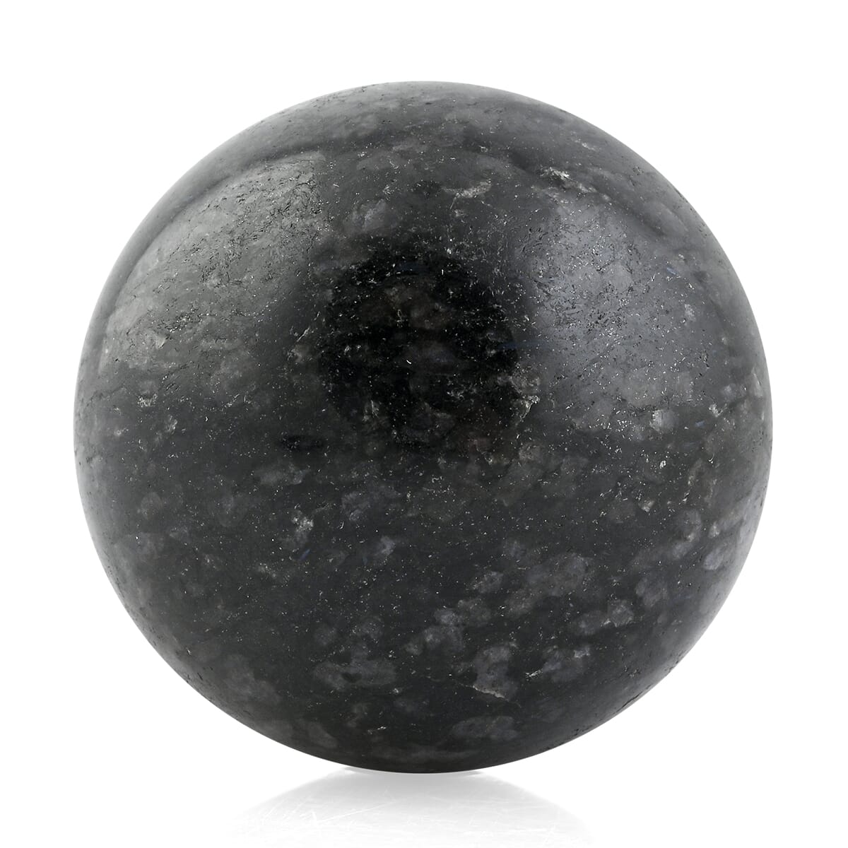 Nuummite Sphere -L Approx 2948ctw with Free Wood Stand 4 image number 1