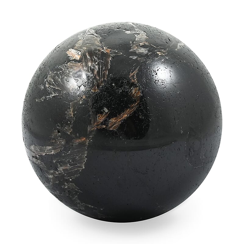Tourmaline Black Sphere -L Approx 2267ctw