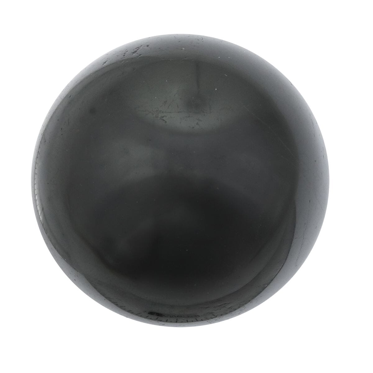 Tourmaline Black Sphere -S Approx 907ctw with Free Wood Stand 10 image number 1