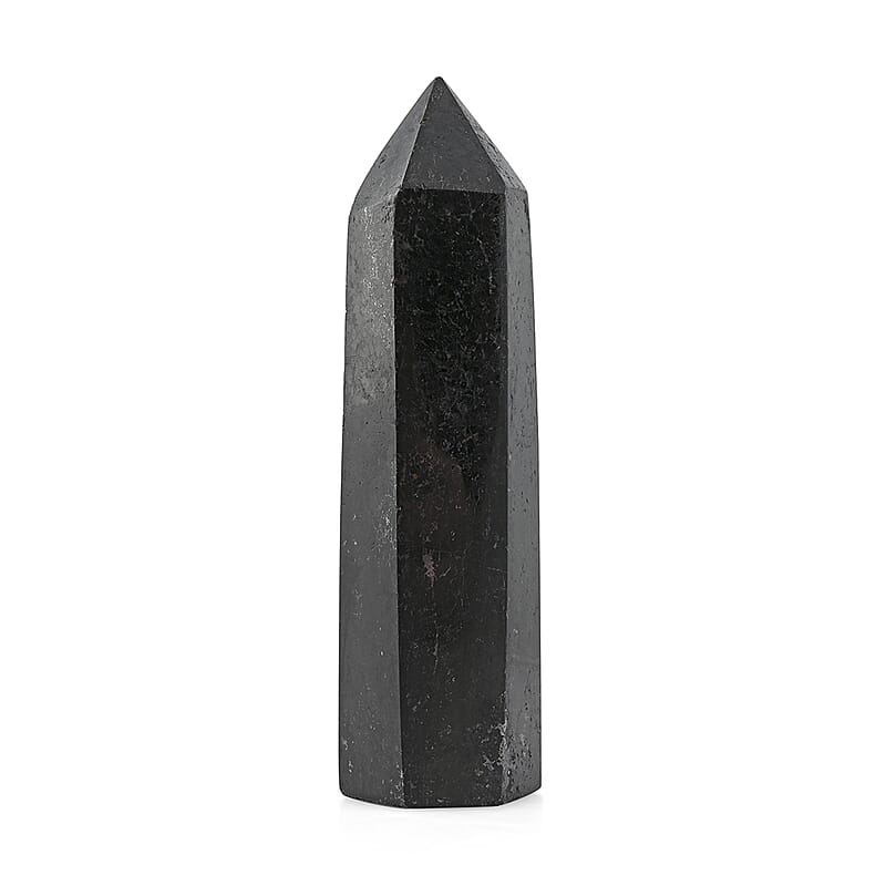 Tourmaline Black Prism Tower -L Approx 1360ctw