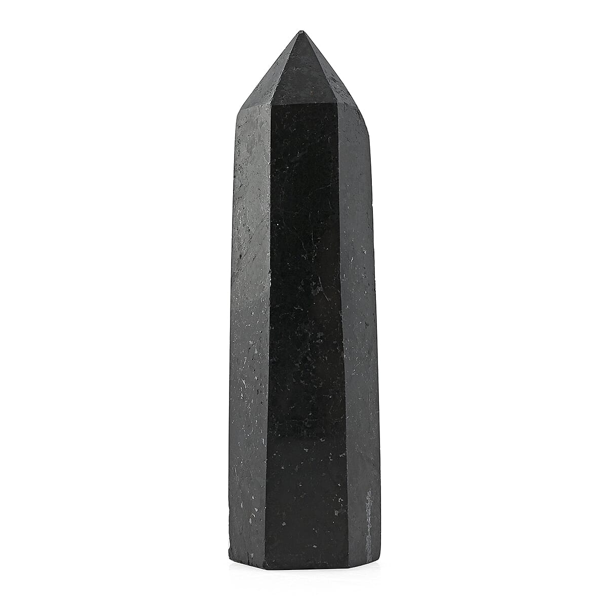 Tourmaline Black Prism Tower -L Approx 1360ctw