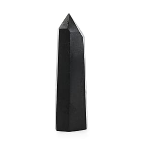 Tourmaline Black Sphere -S Approx 907ctw with Free Wood Stand 10