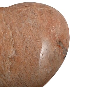 Orange Moonstone Heart -M Approx 907.184ctw