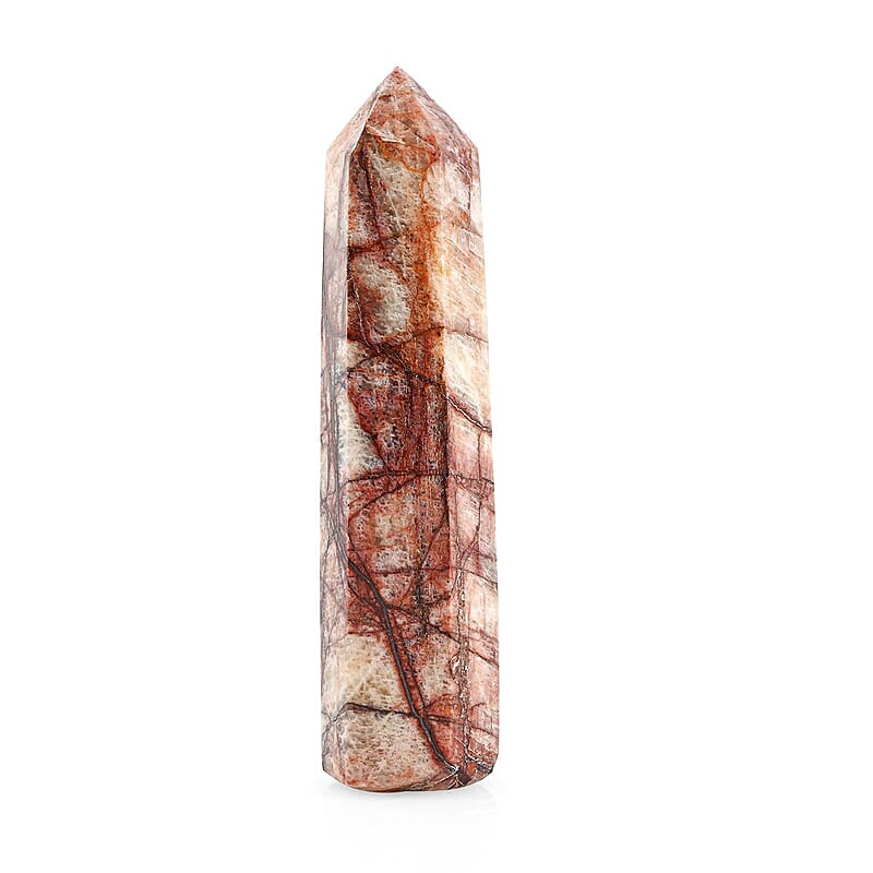 Pink Feldspar Prism Tower -L Approx 907.184ctw