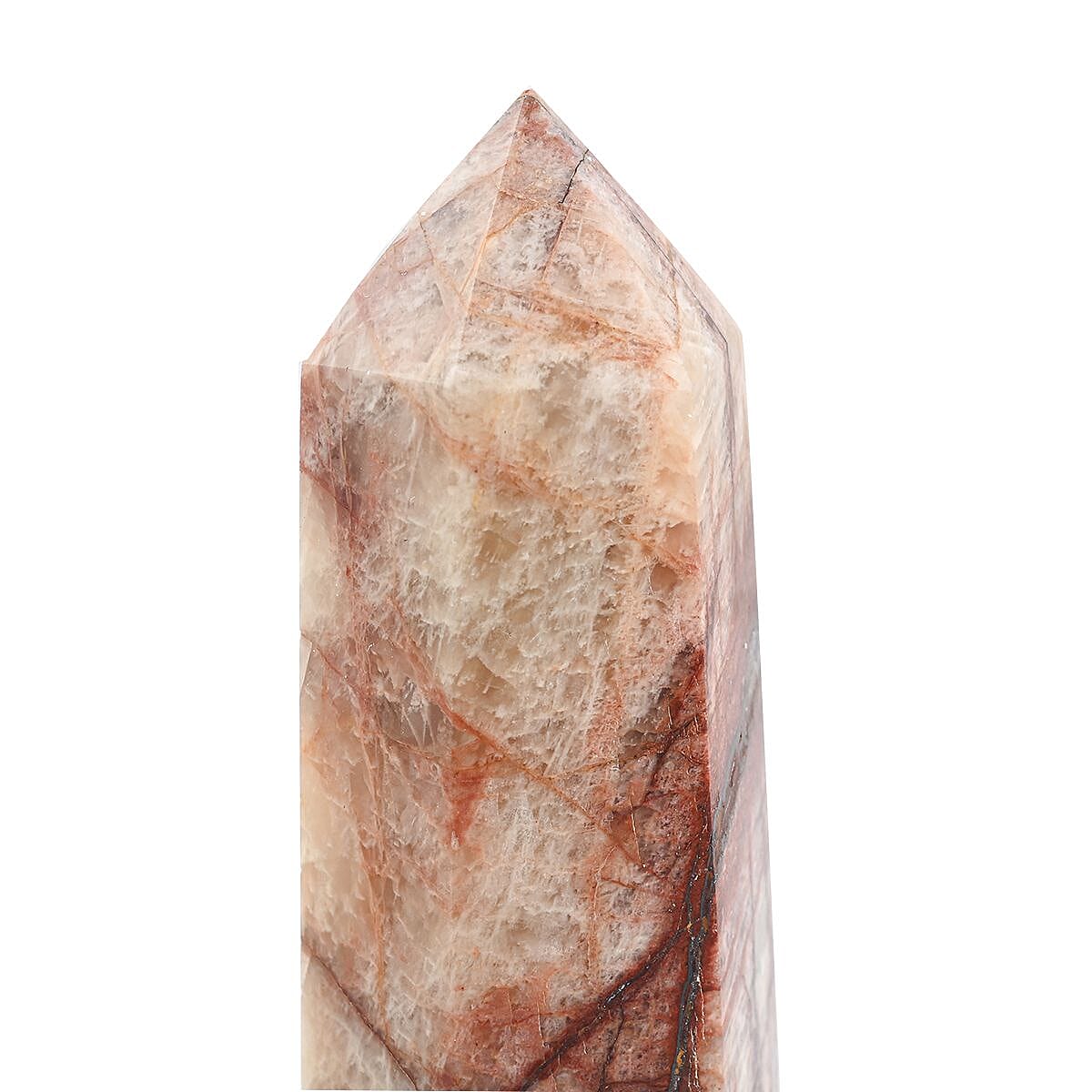 Pink Feldspar Prism Tower -L Approx 907.184ctw image number 2