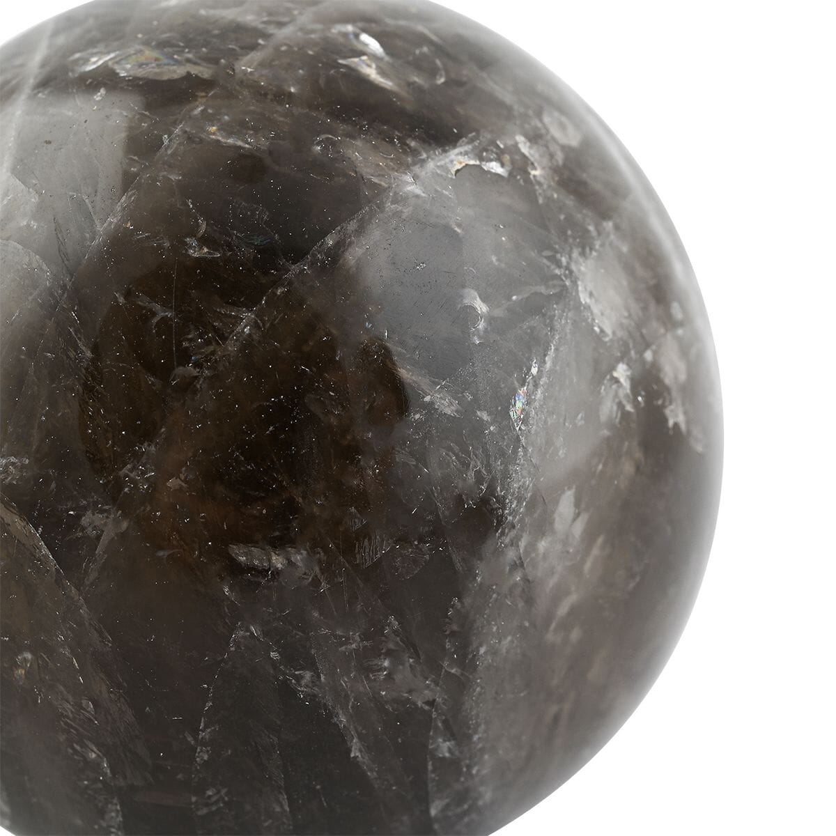 Smocky Quartz Sphere -L Approx 2494.756ctw with Free Wood Stand 10 image number 2