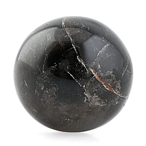Smocky Quartz Sphere -M Approx 822ctw with Free Wood Stand 10