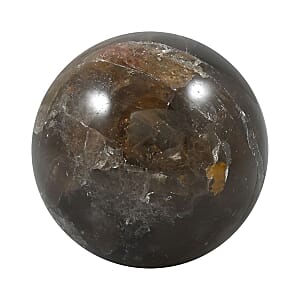 Smocky Quartz Sphere -S Approx 549ctw with Free Wood Stand 10