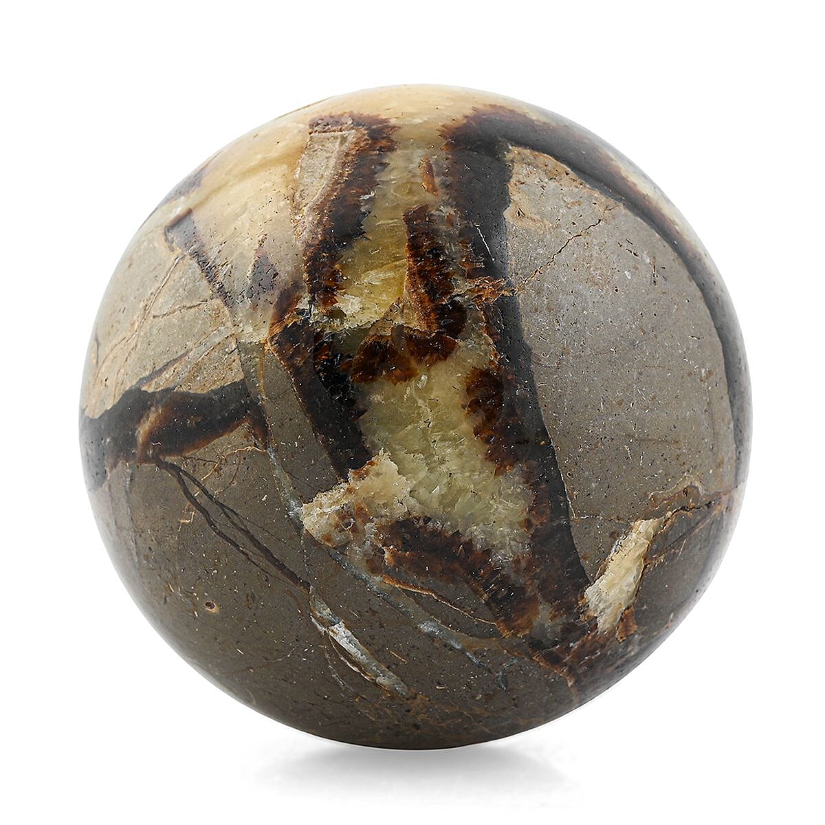Dragon Stone Sphere -L Approx 1587ctw with Free Wood Stand 10