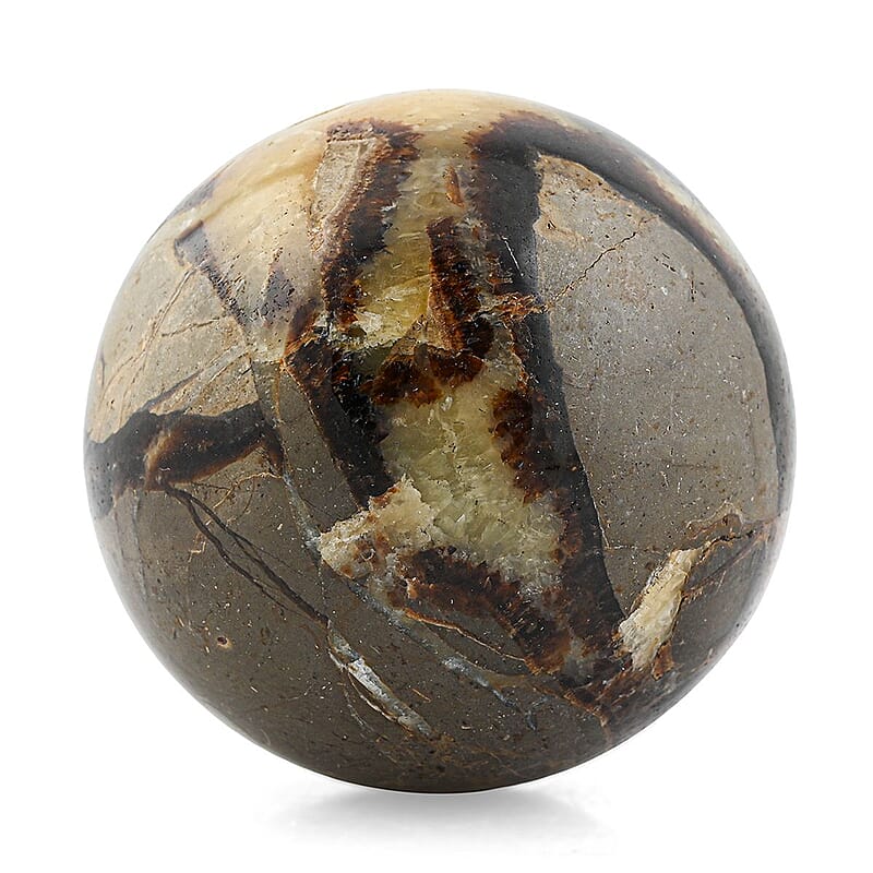 Dragon Stone Sphere -L Approx 1587ctw with Free Wood Stand 10