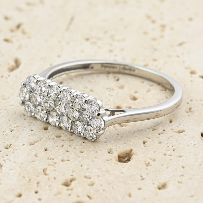 Diamond G-H SI 1.05 ctw Ring in 900 Platinum (Size 10.0)