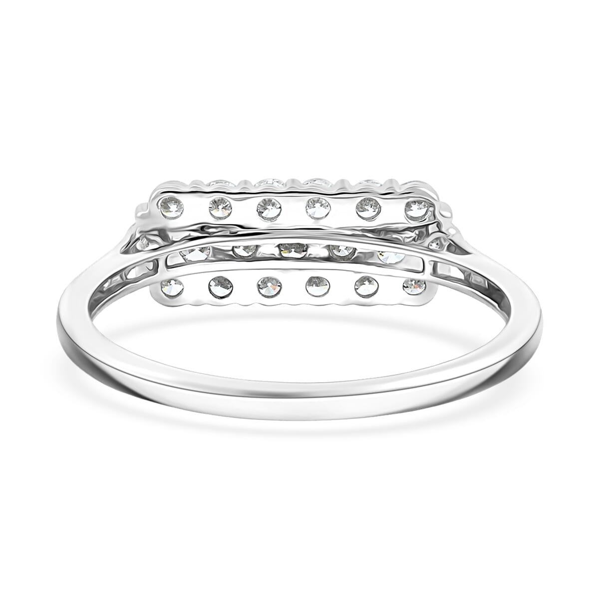 Diamond G-H SI 1.05 ctw Ring in 900 Platinum (Size 6.5) image number 4