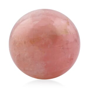 Rose Quartz Sphere -L Approx 1360ctw with Free Wood Stand 10