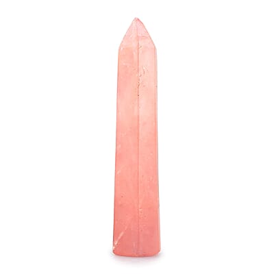 Rose Quartz Prism Tower -M Approx 907ctw