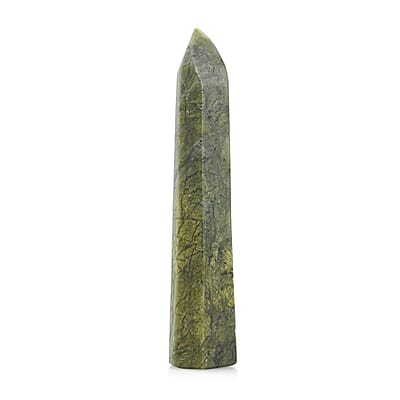 Prasiolite Prism Tower -L Approx 453.592ctw