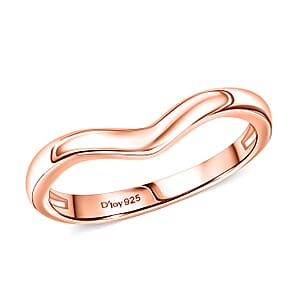 Chevron Ring in 18K Vermeil Yellow Gold Over Sterling Silver (Size 5.0) 2 Grams