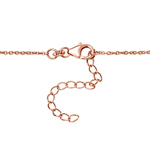 D'Joy Natural Champagne Diamond 3.00 ctw Butterfly Necklace in 18K Vermeil Rose Gold Over Sterling Silver 18 Inches