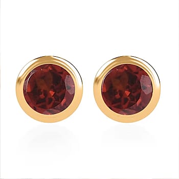 Mozambique Garnet / January / Yellow Gold Over Sterling Silver - Product card gallery slide 1 (10177126400313)