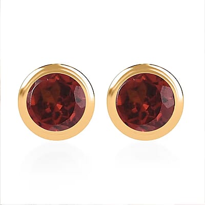 Mozambique Garnet / January / Yellow Gold Over Sterling Silver - Product card gallery slide 1 (10177126400313)