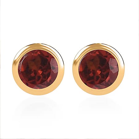 Mozambique Garnet / January / Yellow Gold Over Sterling Silver - Product card gallery slide 1 (10177126400313)