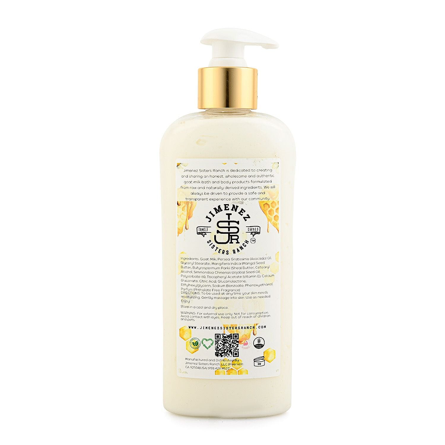 Jimenez Sisters Ranch Sweet Honey Almond Goat Milk Hand & Body Cream