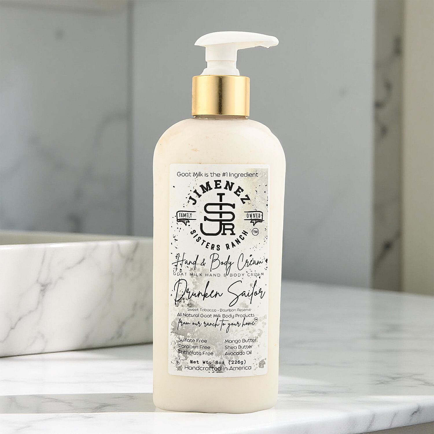 Jimenez Sisters Ranch Drunken Sailor Goat Milk Hand & Body Cream