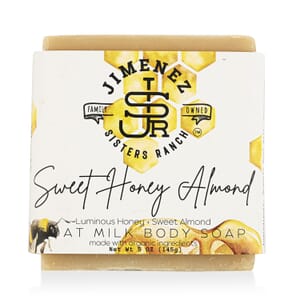 Jimenez Sisters Ranch Sweet Honey Almond Goat Milk Bar Soap