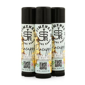 Jimenez Sisters Ranch Pineapple Goat Milk Lip Butter - 3 Pack