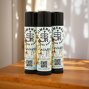 Jimenez Sisters Ranch 3 Pack Goat Milk Lip Butter - Pineapple