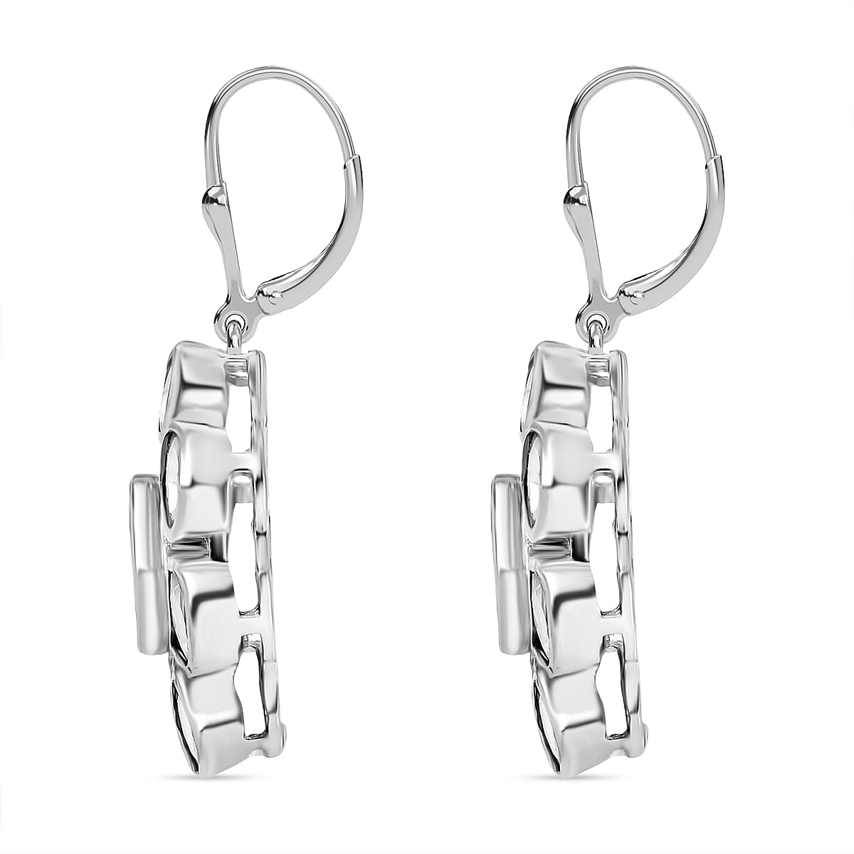 Rhodium Over Sterling Silver