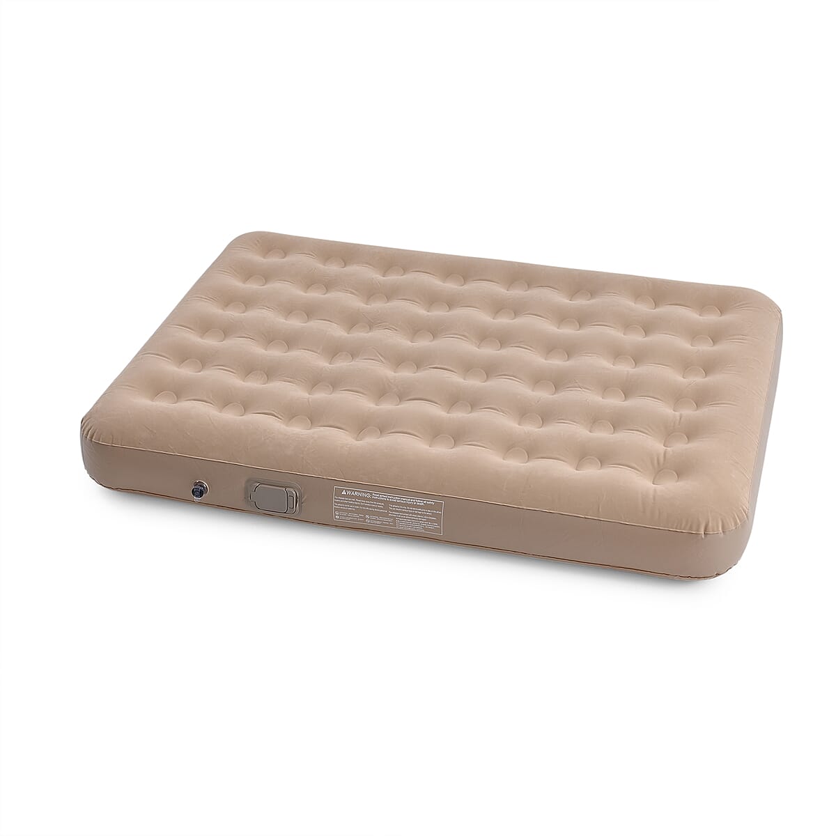 Labor Day Doorbuster Rechargeable Beige Auto Inflation Air Mattress with Built in Pump image number 3