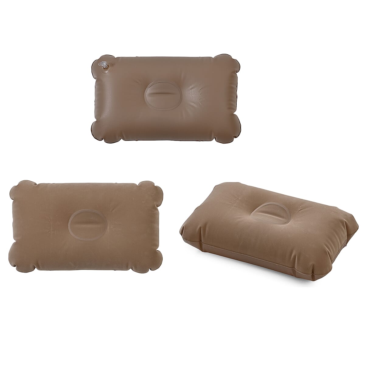 Labor Day Doorbuster Rechargeable Beige Auto Inflation Air Mattress with Built in Pump image number 4
