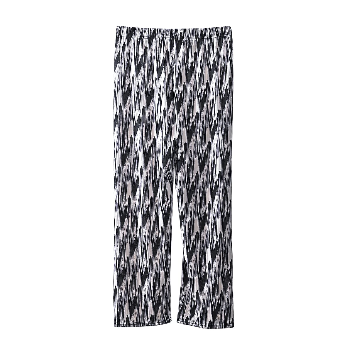 Labor Day Doorbuster TLV TAMSY Set of 2 White and Ikat Polyester Lounge Pant with Drawstring – One Size Fits Most image number 6
