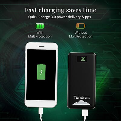Tundras 20000mAh Dual Port Power Bank