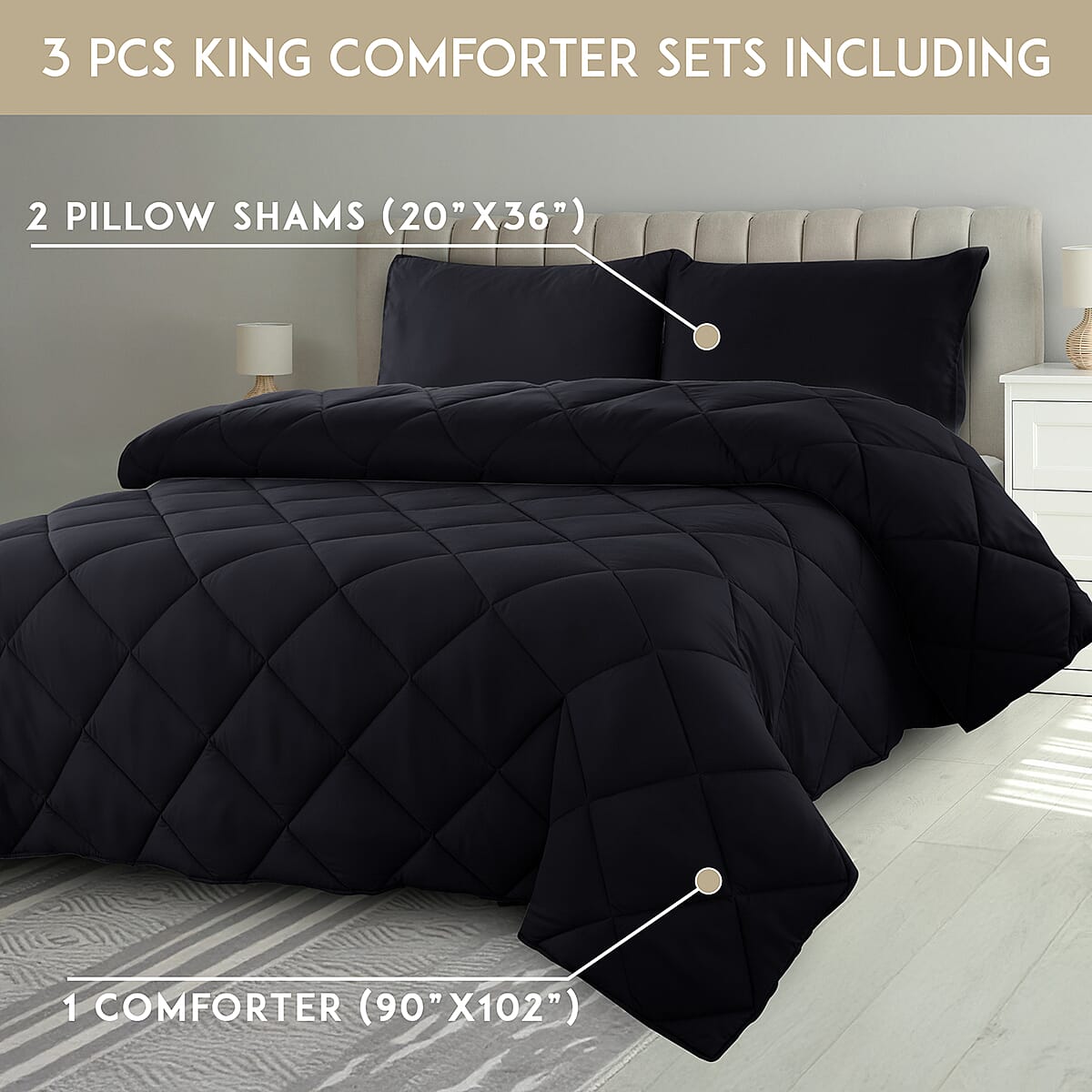 Lux Decor Collection 2pc Burgundy Reversible Comforter Set - Twin image number 4