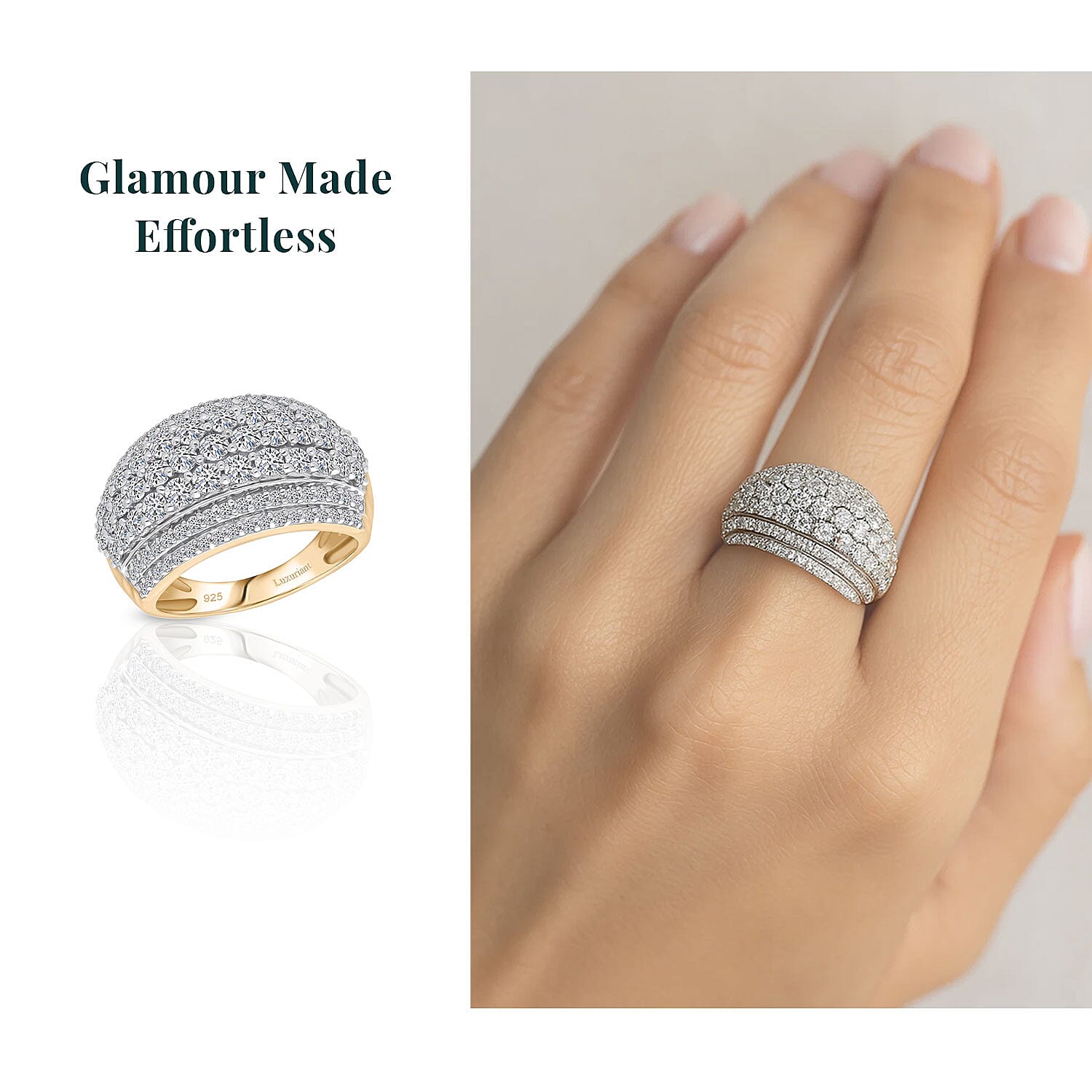 Yellow Gold Over Sterling Silver / 7 - Product card gallery slide 2 (10146144682267)